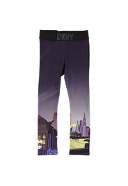 Leggings Gotham In Jersey Di Cotone Stampato