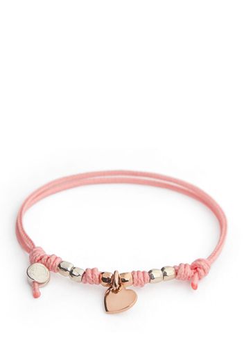 Bracciale In Oro Rosa 9kt Con Charm Cuore