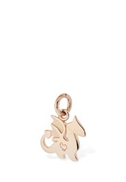 Charm “drago” In Oro Rosa 9kt