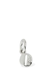 Charm “o” In Oro Bianco 18kt Con Diamanti