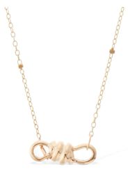 Collana Corta Nodo In Oro Rosa 9kt