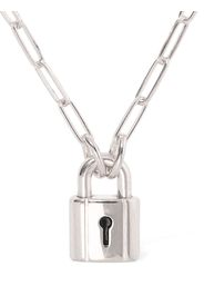 Collana A Catena Lock In Argento