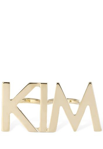 Kim Letters Double Ring