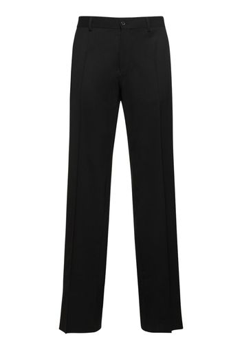 Pantaloni In Lana Stretch