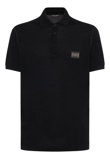 Polo In Cotone / Placchetta Logo