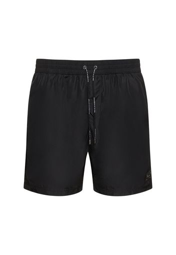 Shorts Mare Con Placchetta Logo