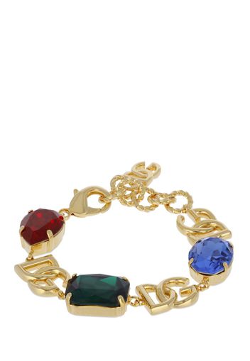 Bracciale Con Cristalli E Logo