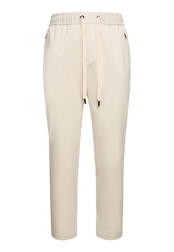 Pantaloni Jogging In Cotone Stretch