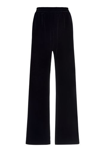 Pantaloni In Velluto Stretch