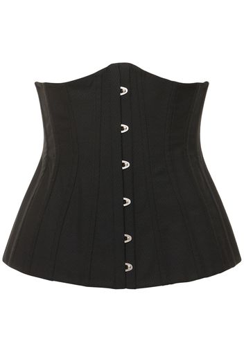 Top Corsetto In Lana