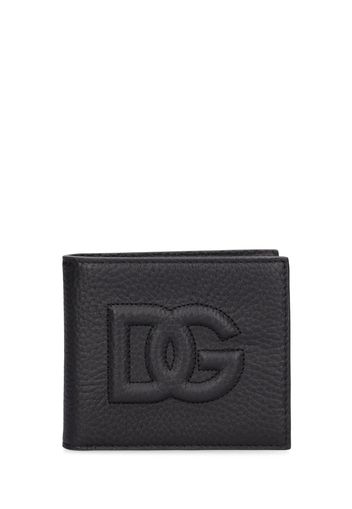 Dg Embossed Logo Bifold Wallet