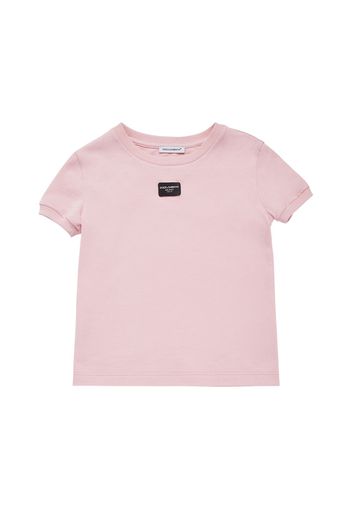 T-shirt In Cotone Con Logo