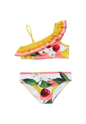 Set Bikini In Techno Stampato