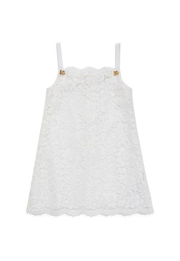 Lace Cotton Blend Dress