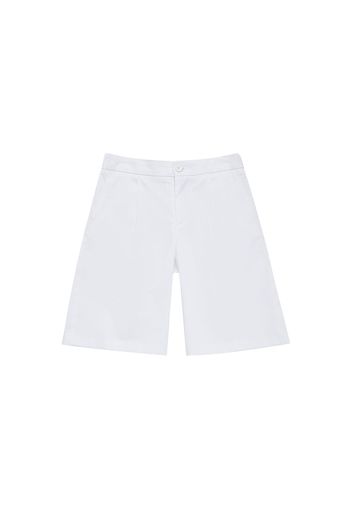 Shorts In Cotone Stretch Con Logo