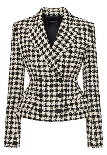 Blazer Doppiopetto Pied De Poule