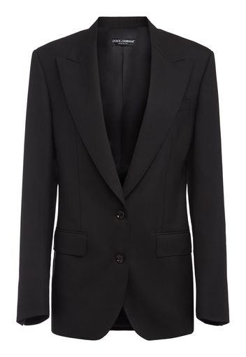 Wool Single Breasted Jacket