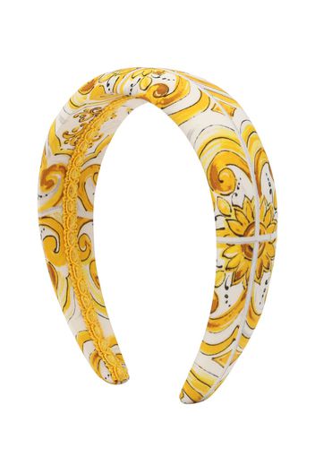 Maiolica Print Cotton Headband