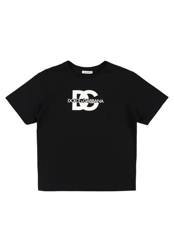 Logo Cotton Blend Jersey T-shirt