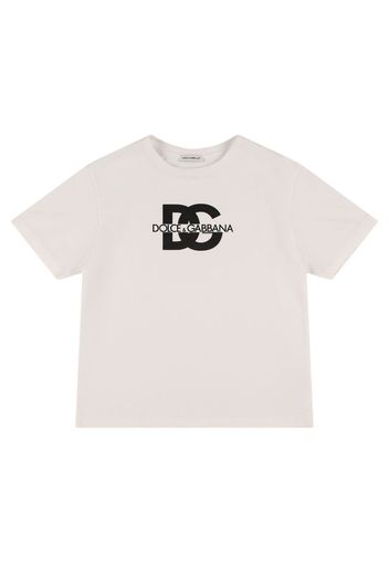 Logo Cotton Blend Jersey T-shirt