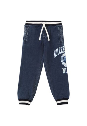 Printed Cotton Sweatpants