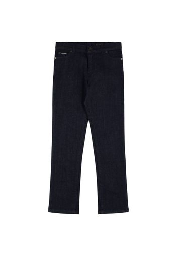 Pantaloni In Denim Di Cotone