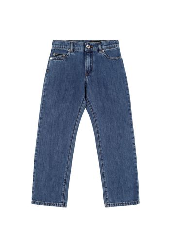 Cotton Denim Trousers