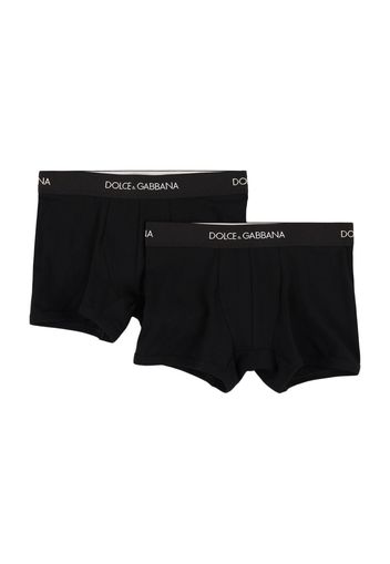 Set Of 2 Logo Cotton Boxer Briefs