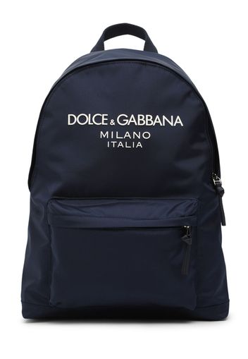 Embroidered Logo Poly Backpack