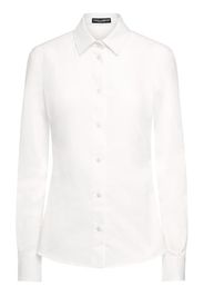 Camicia Classic Fit In Popeline Di Cotone