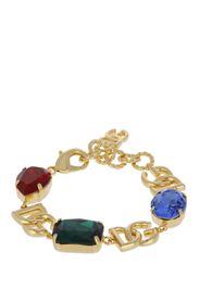 Bracciale Con Cristalli E Logo