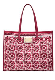 Borsa Shopping Grande Azulejos In Tela