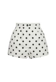 Polka Dots Logo Drill Shorts