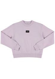 Logo Cotton Crewneck Sweatshirt