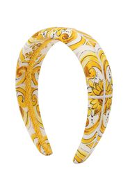 Maiolica Print Cotton Headband