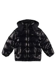 Hooded Poly Puffer Down Jacket