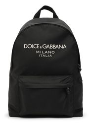 Embroidered Logo Poly Backpack