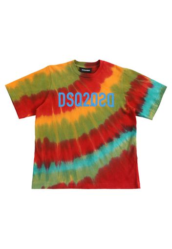 T-shirt In Jersey Di Cotone Tie Dye