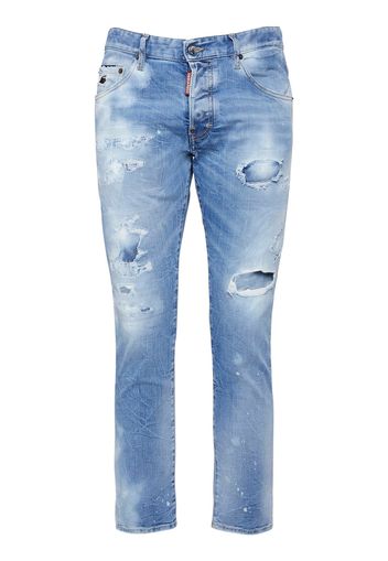 Jeans Skater In Denim Di Cotone Stretch