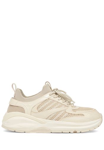 Sneakers Dash In Pelle E Mesh