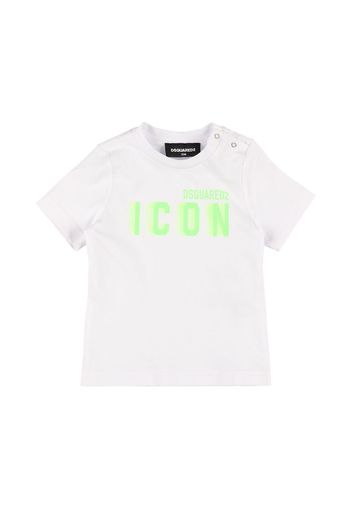 T-shirt In Jersey Di Cotone Con Logo