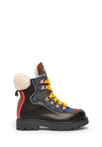 Sheep & Leather Snow Boots