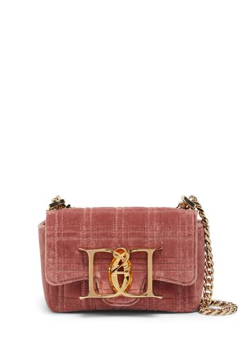 Double D Velvet Shoulder Bag