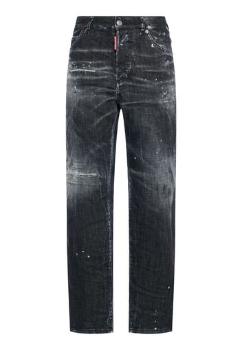 Jeans Dritti Vita Alta Boston