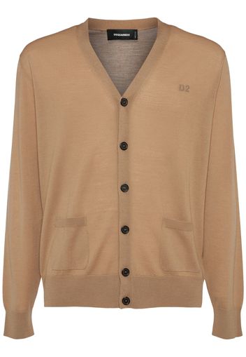 Cardigan In Maglia Di Lana