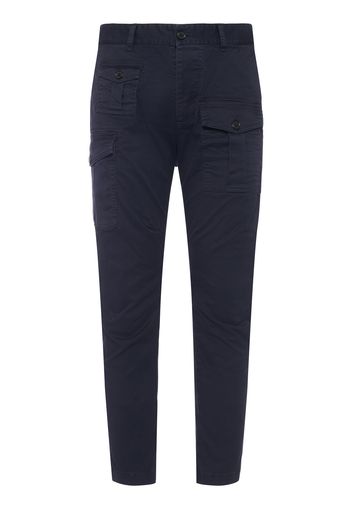 Pantaloni Cargo In Cotone Stretch