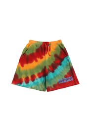 Shorts In Felpa Di Cotone Tie Dye