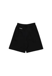 Shorts In Felpa Di Cotone Con Logo