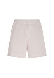 Shorts Relaxed Fit In Felpa Di Cotone