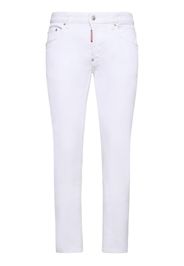 Jeans Skater White Bull In Denim Di Cotone